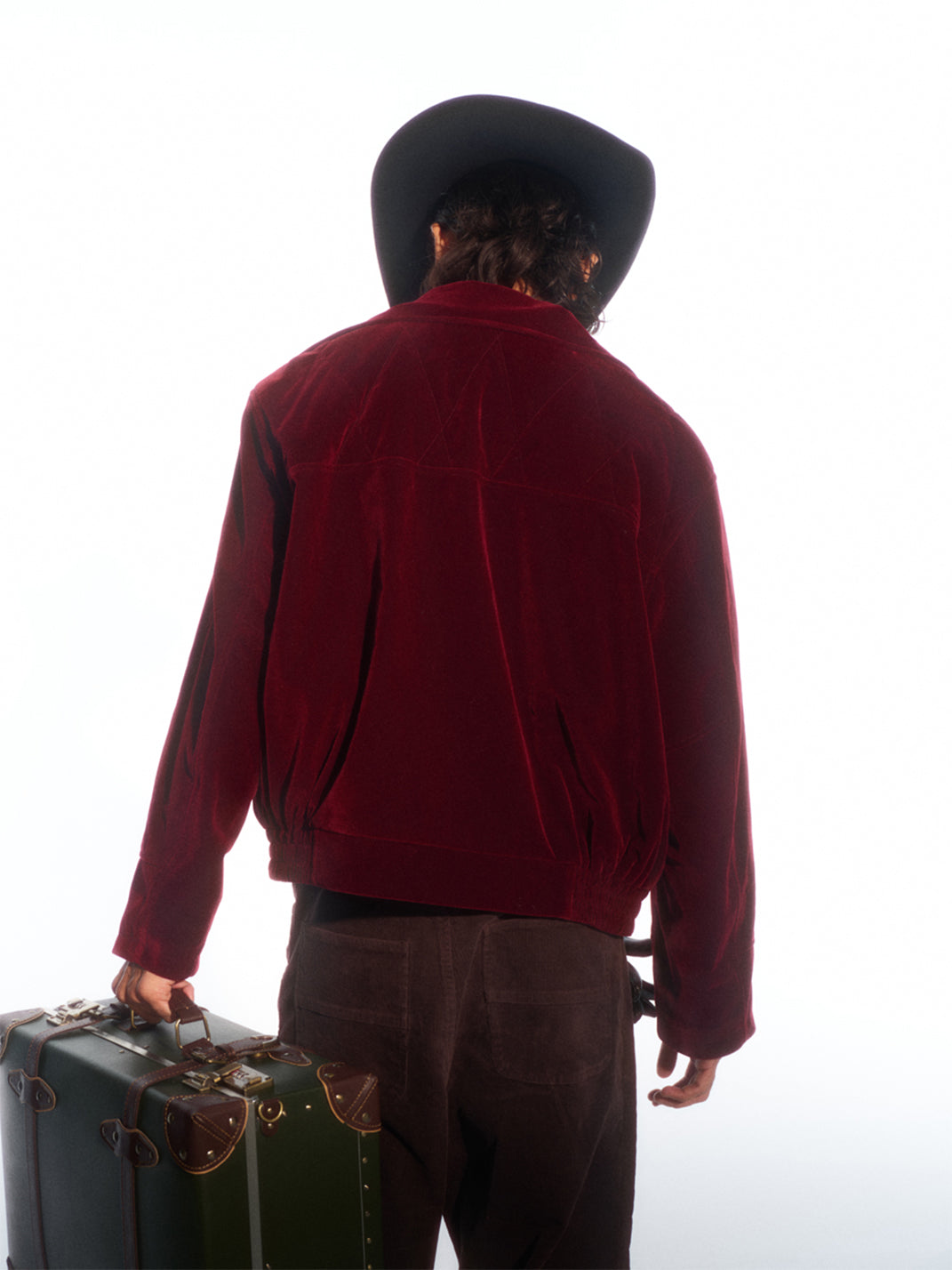 TREclub |  Jacket with Pearl Detail-Red Velvet - PSYLOS 1, TREclub |  Jacket with Pearl Detail-Red Velvet, Jackets, TREclub•JAPAN, PSYLOS 1